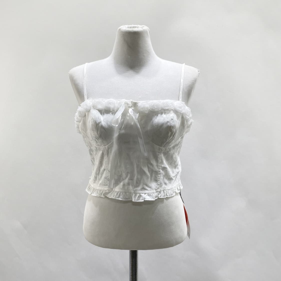 CIDER 택새상품 여성 끈나시 탑 화이트 M 상품이미지1