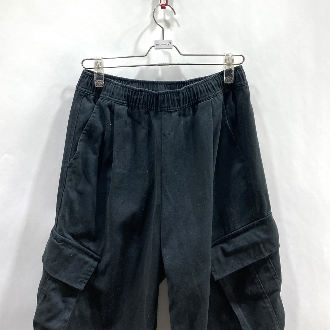 어반디타입 남녀공용 밴딩카고팬츠 블랙 L 상품이미지2