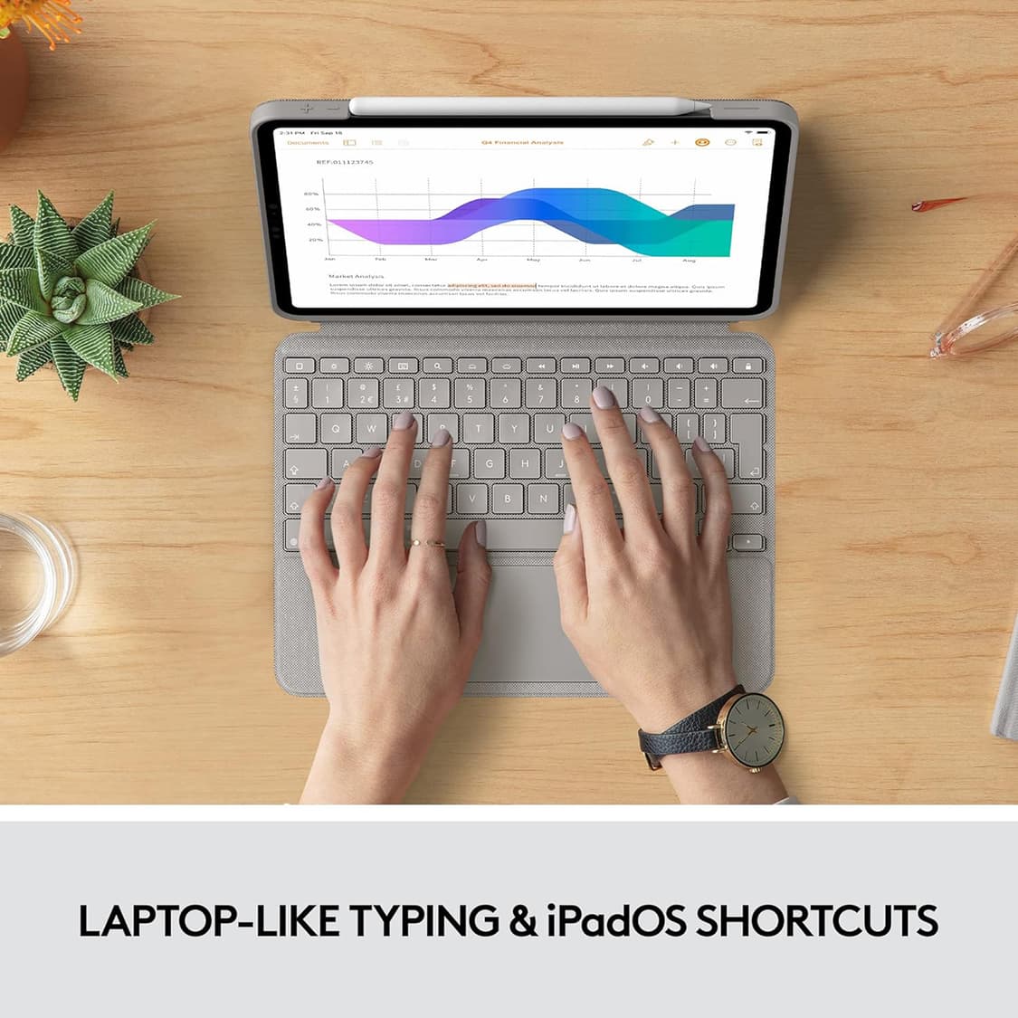 로지텍 콤보 터치 아이패드 프로 11 1 2 3 4세대 키보드 케이스 - 상품이미지8