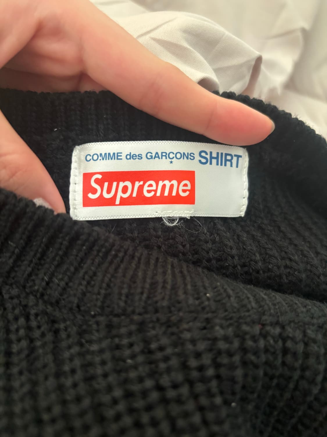 슈프림 꼼데가르송 니트 상품이미지2