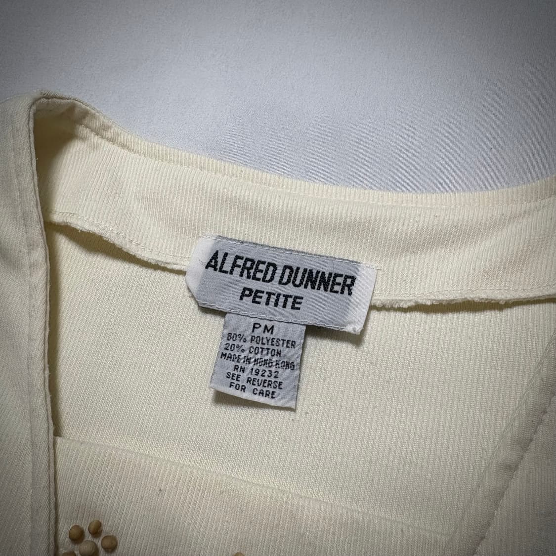 90s Alfred Dunner Floral Embroidery Card 상품이미지8