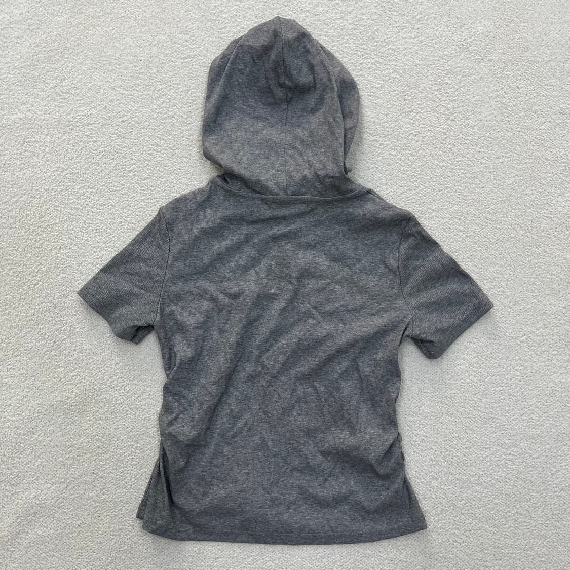 실측확인 고급 여성 반팔 니트 집업 0312M1 상품이미지2