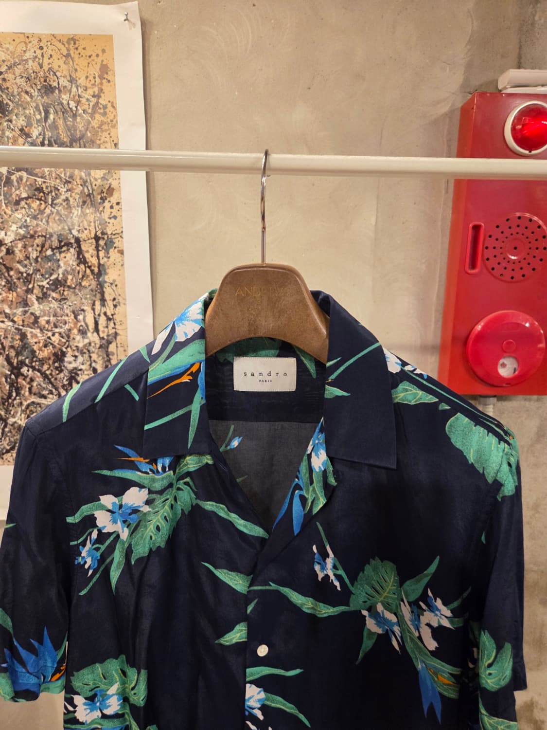 산드로 하와이안셔츠  상품이미지5