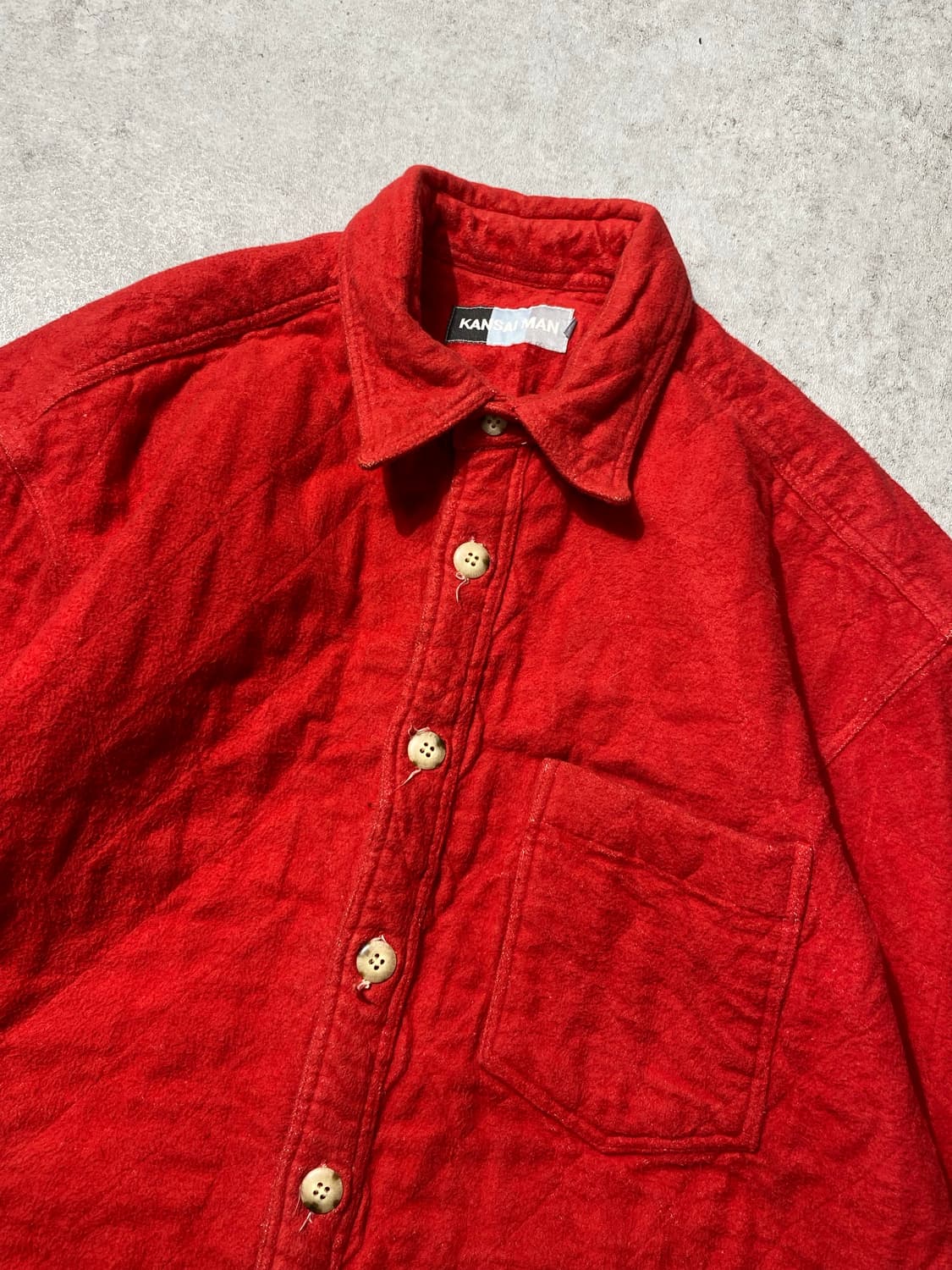 [L] Kansai Man 간사이 야마모토 퀼티드 셔츠 상품이미지2