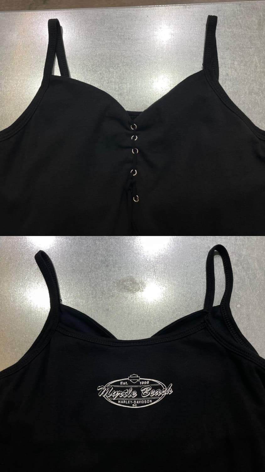 (M) USA Harley Davidson 할리 프린팅 슬리브리스 끈나시 상품이미지8
