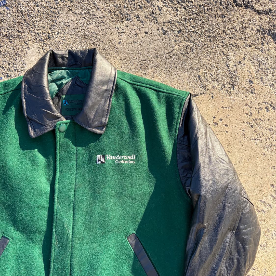 90s Vanderwell 빈티지 울 바시티 자켓 L 상품이미지2