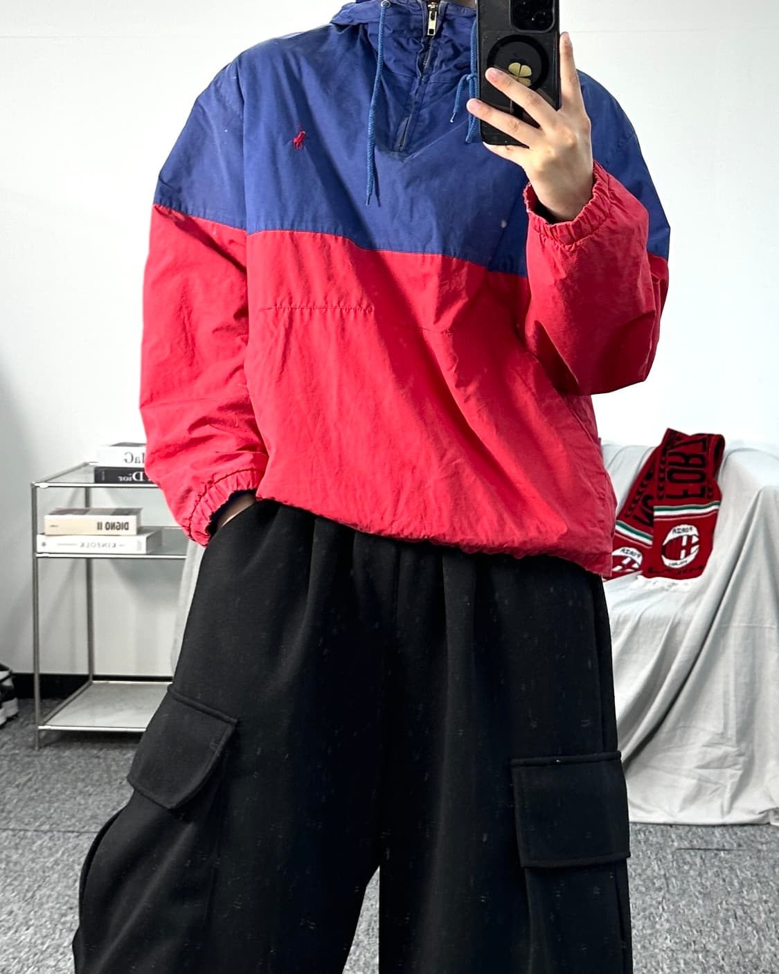 폴로 랄프로렌 80s 클래식 아노락 자켓 M 상품이미지3