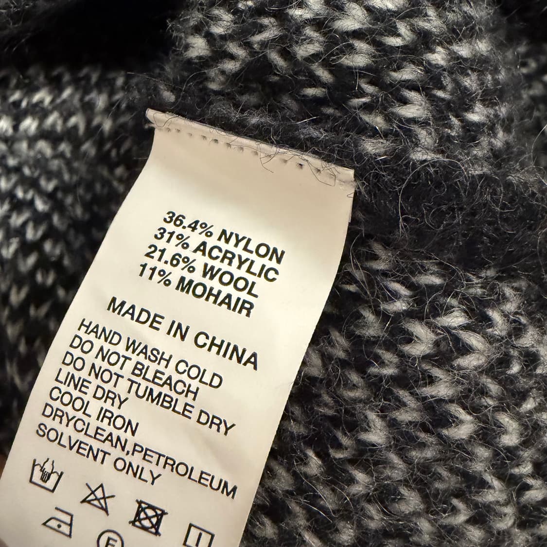 스투시 모헤어 블랙 니트 117097 상품이미지4