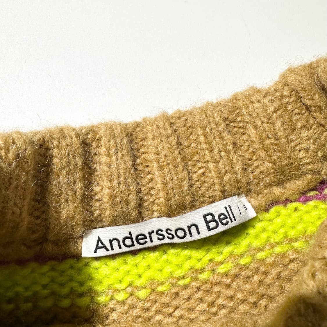 앤더슨벨 알파카 스트라이프 니트 상품이미지6