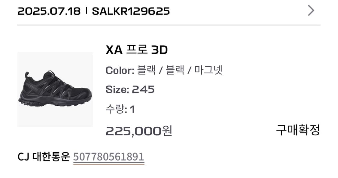 살로몬 xa 프로 3d 245 상품이미지3
