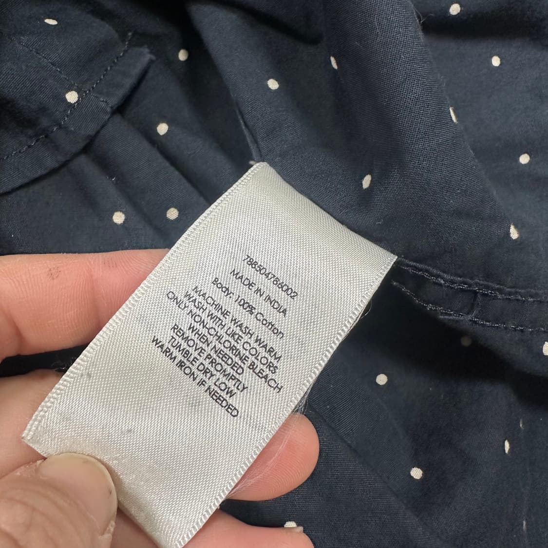 ✨ (바배) 폴로 데님앤서플라이 땡땡이 셔츠  상품이미지4