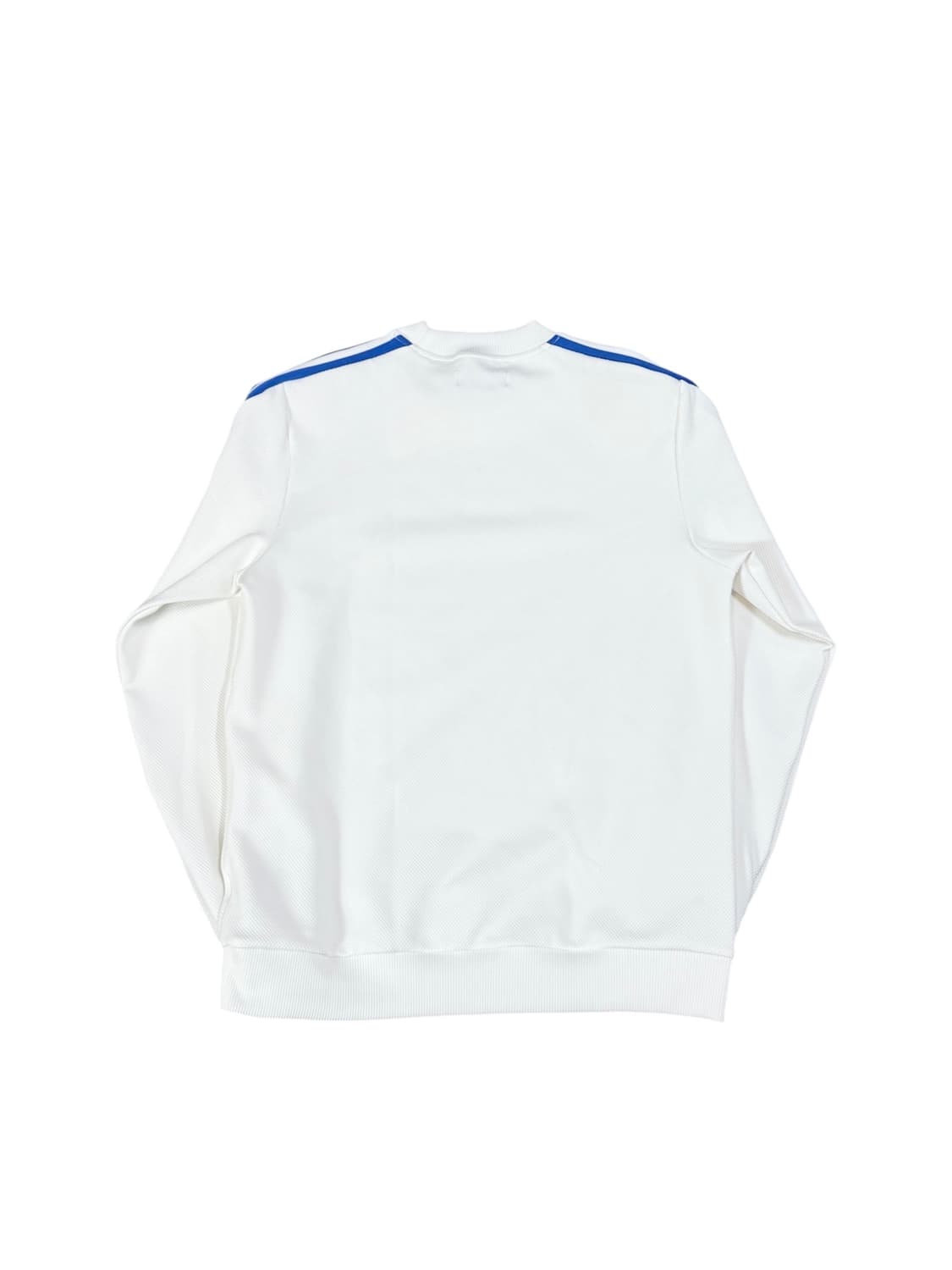 아디다스 화이트 블루 와플 맨투맨 상품이미지2