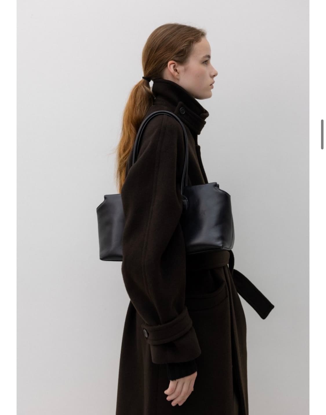 르에떼 캐리백 carry bag 다크브라운 상품이미지4