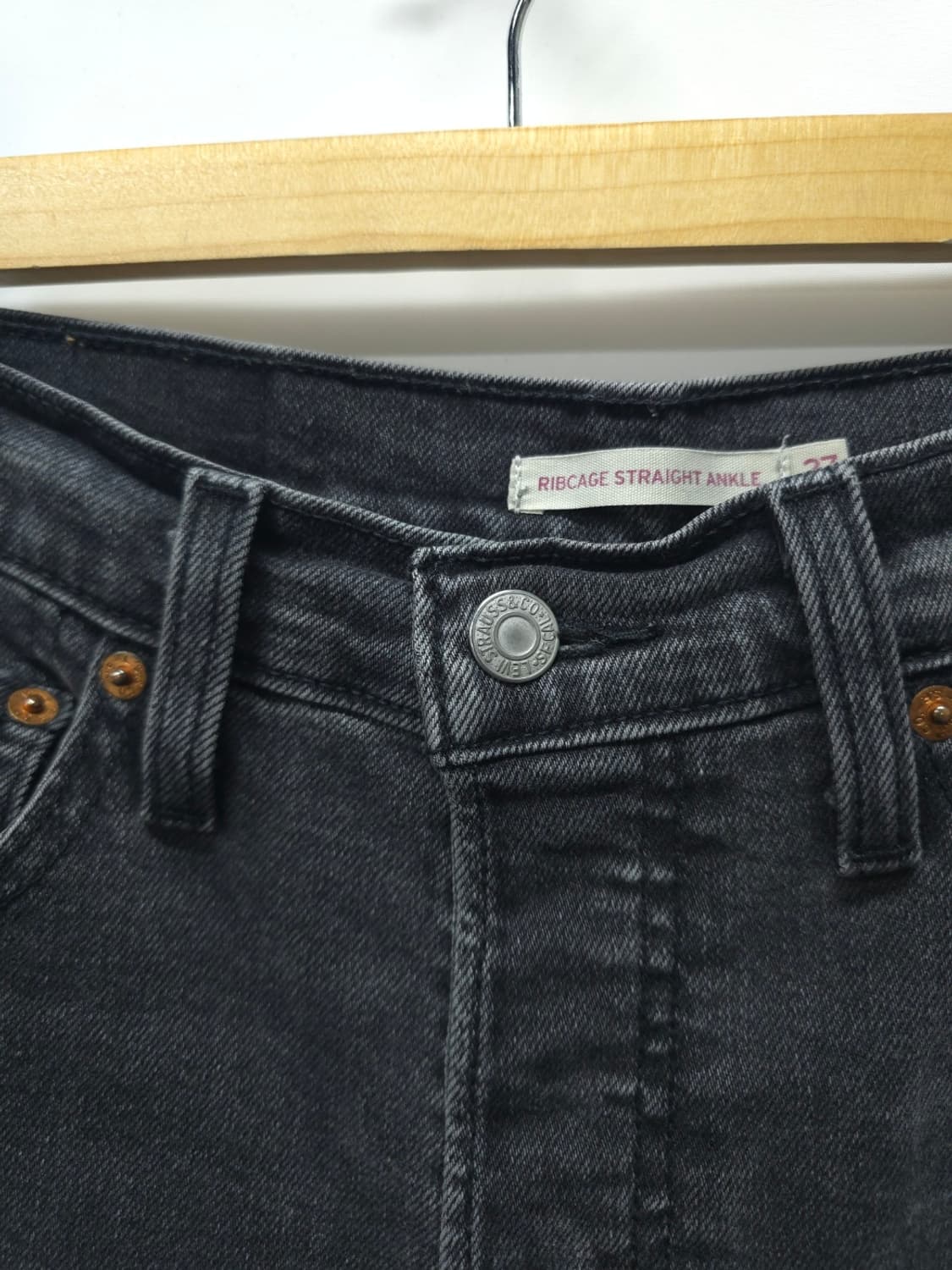 리바이스 립케이지 스트레이트 블랙진 ( 27 ) 상품이미지3