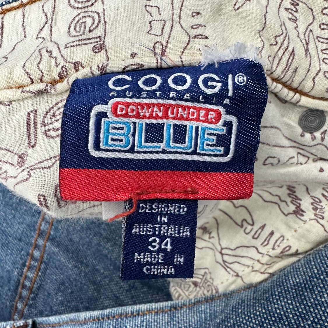 쿠지 사이드라인 올드스쿨 배기핏 데님팬츠 상품이미지9