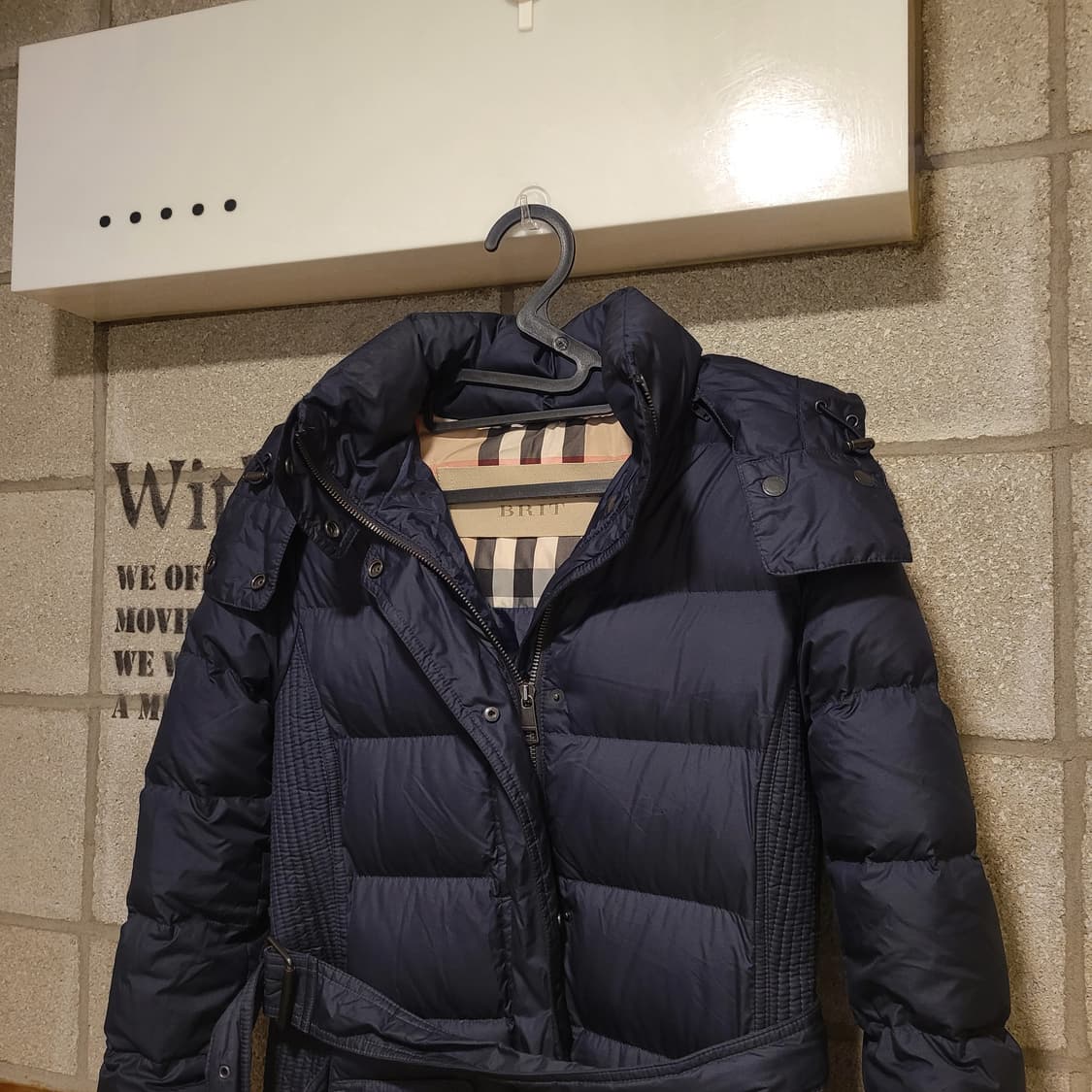 버버리 브릿 벨트 롱패딩 S 상품이미지3