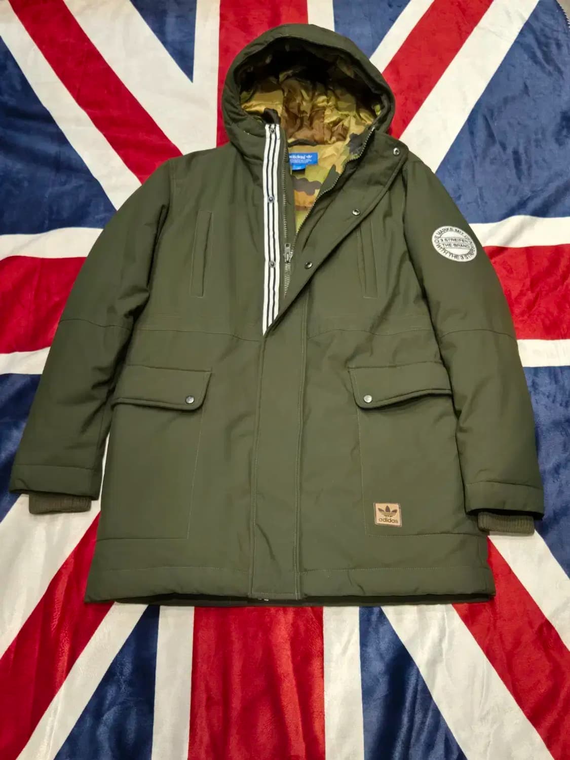 [95] 아디다스 오리지널 덕다운 파카 카키 상품이미지1