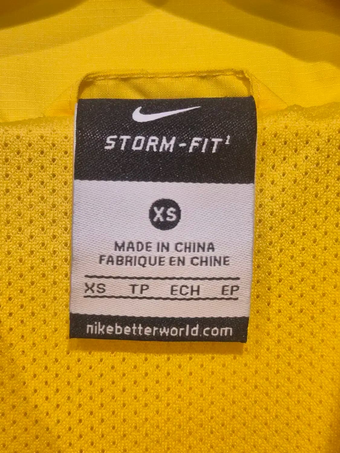 [여성55~66] 나이키 스톰핏 AS 바람막이 자켓 옐로우 상품이미지7