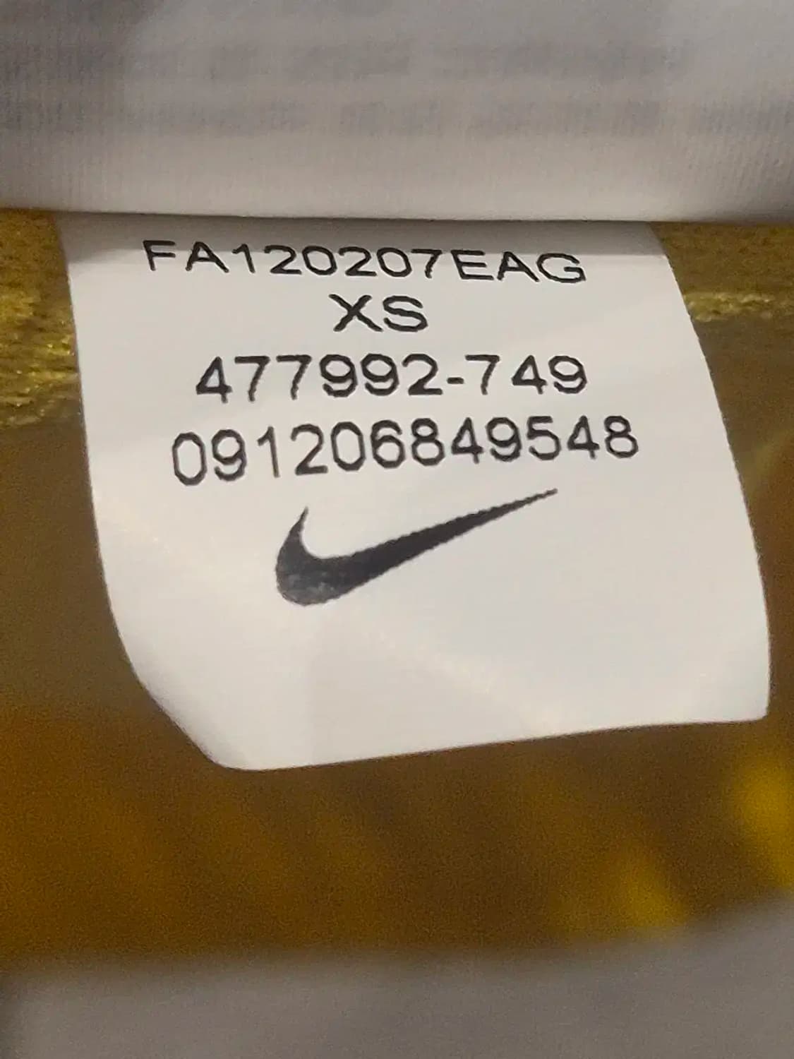 [여성55~66] 나이키 스톰핏 AS 바람막이 자켓 옐로우 상품이미지9