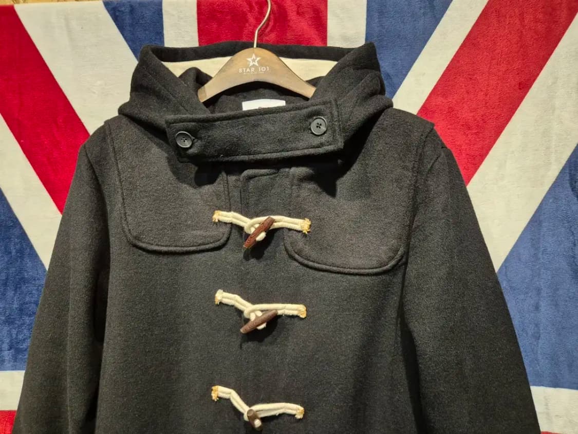 [M] QT8 큐티에잇 더플코트 블랙 / 떡볶이코트 상품이미지2