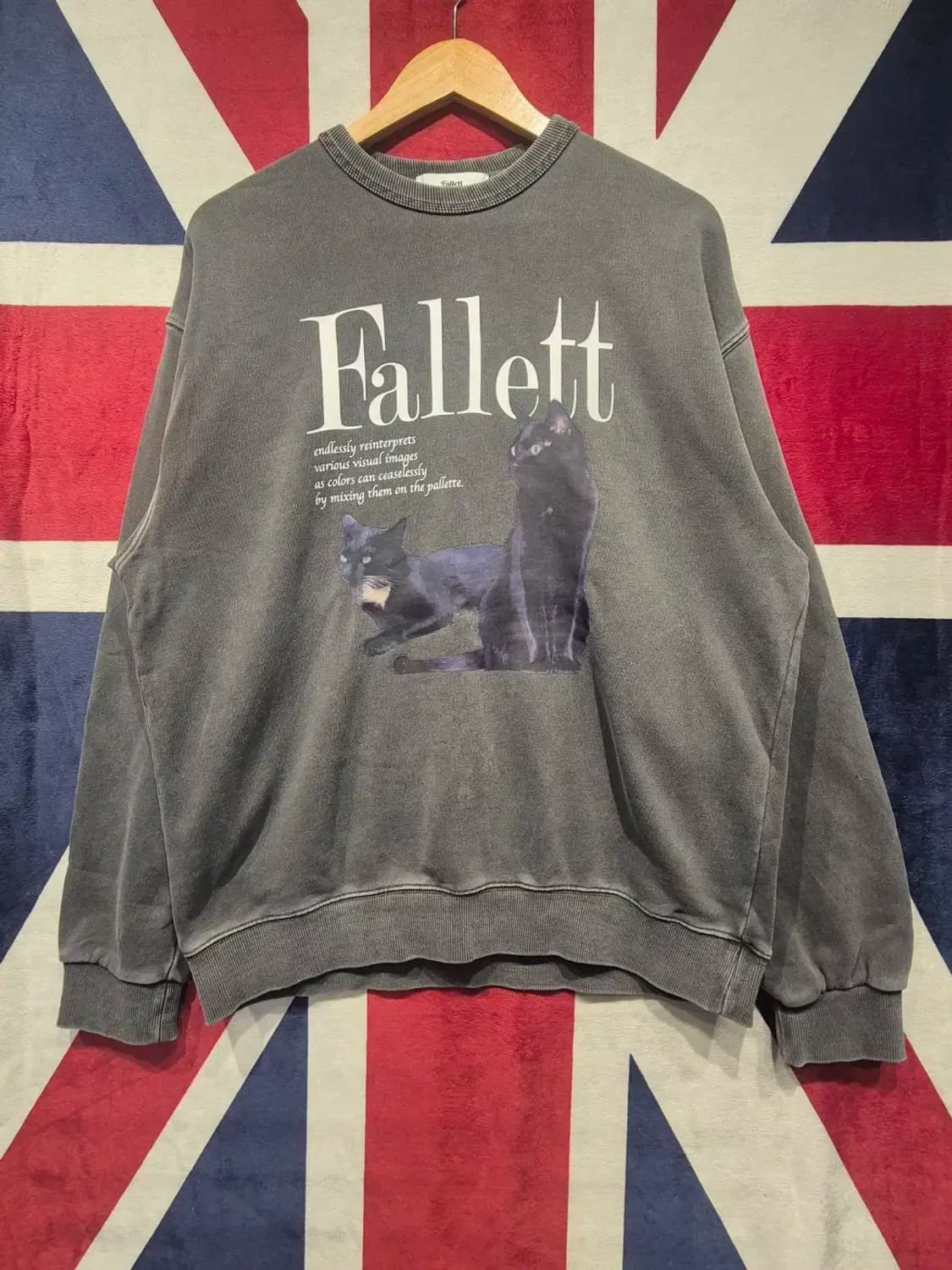 [M] 팔렛 듀스 네로 맨투맨 그레이 상품이미지1