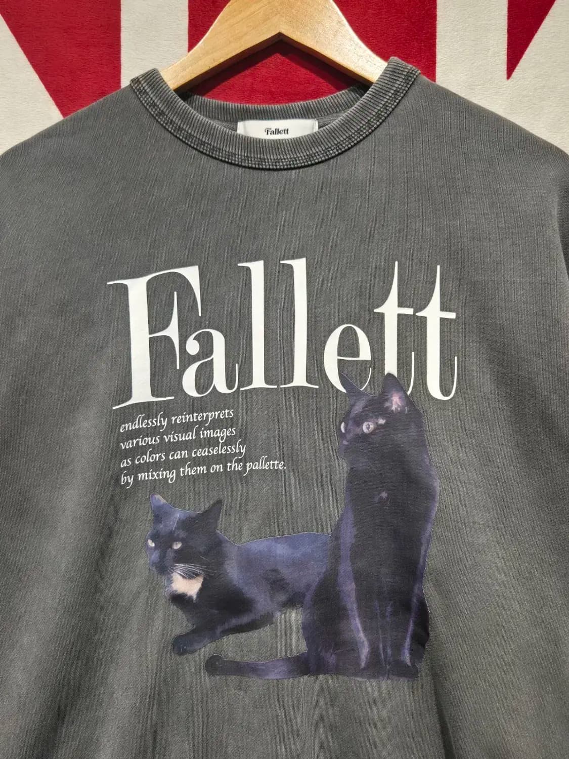 [M] 팔렛 듀스 네로 맨투맨 그레이 상품이미지2