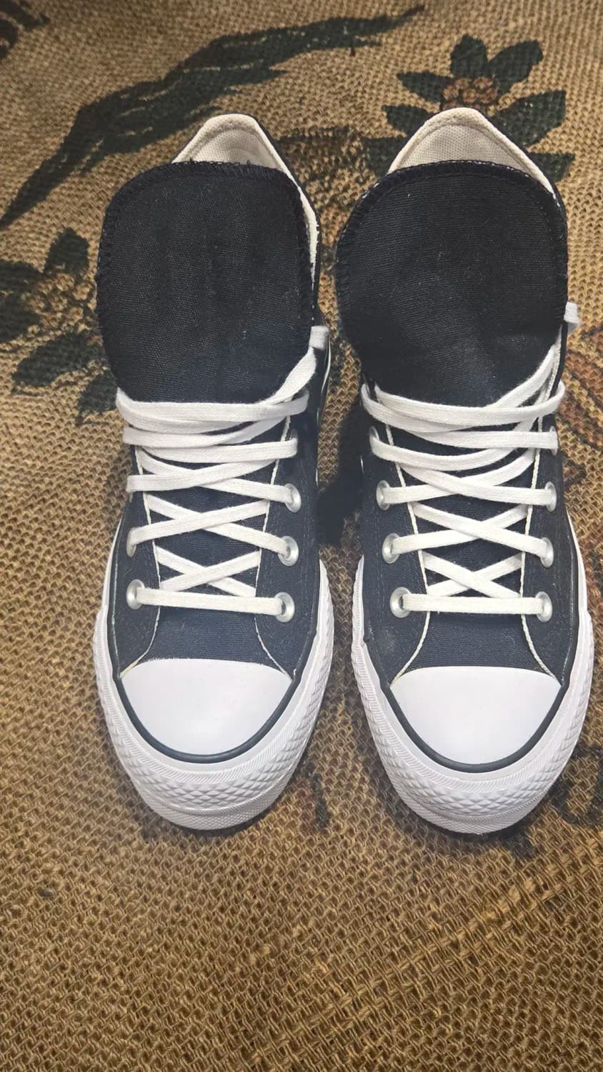 [225mm] 컨버스 척테일러 올스타 리프트 하이 블랙 상품이미지2