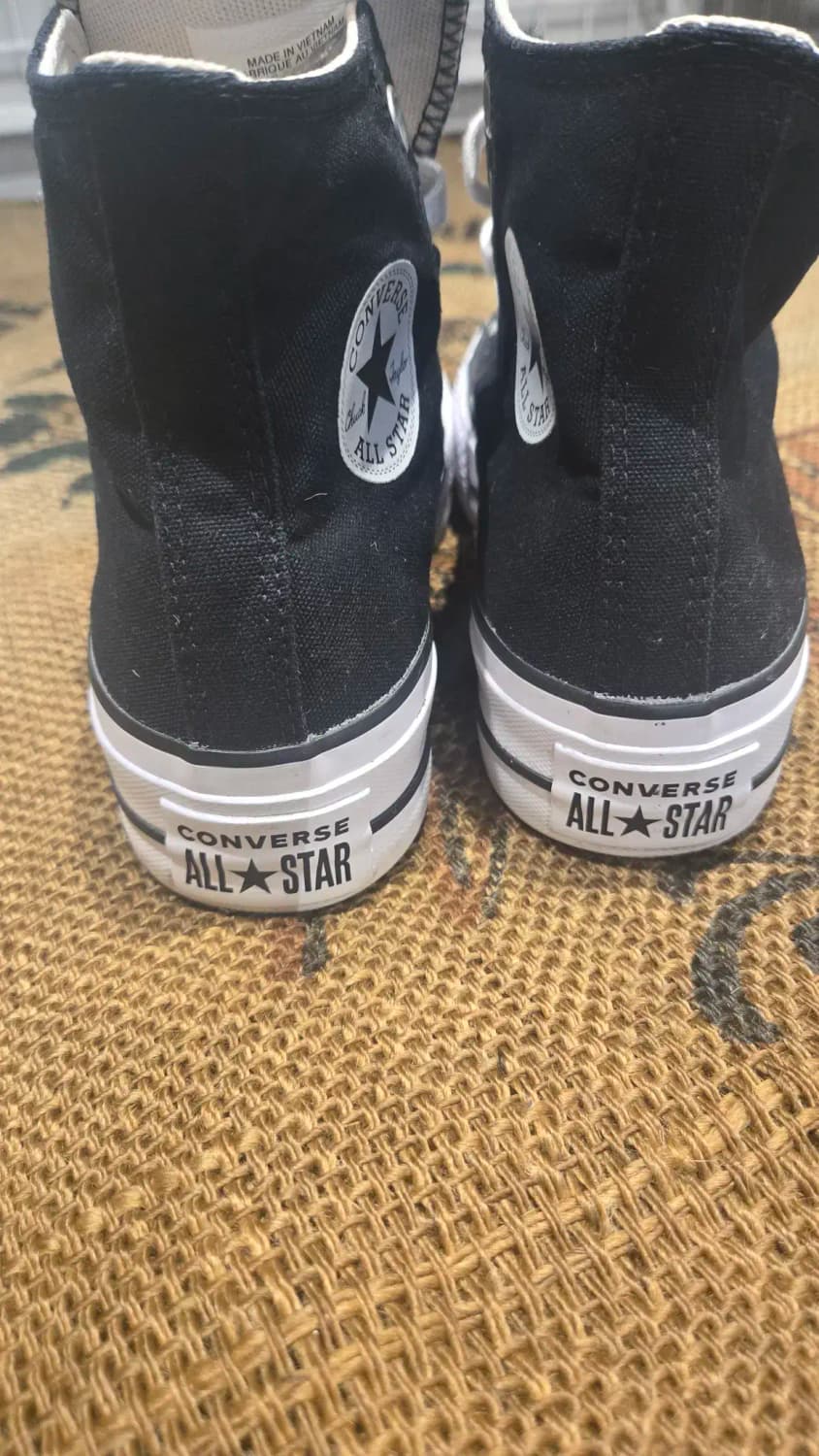 [225mm] 컨버스 척테일러 올스타 리프트 하이 블랙 상품이미지6