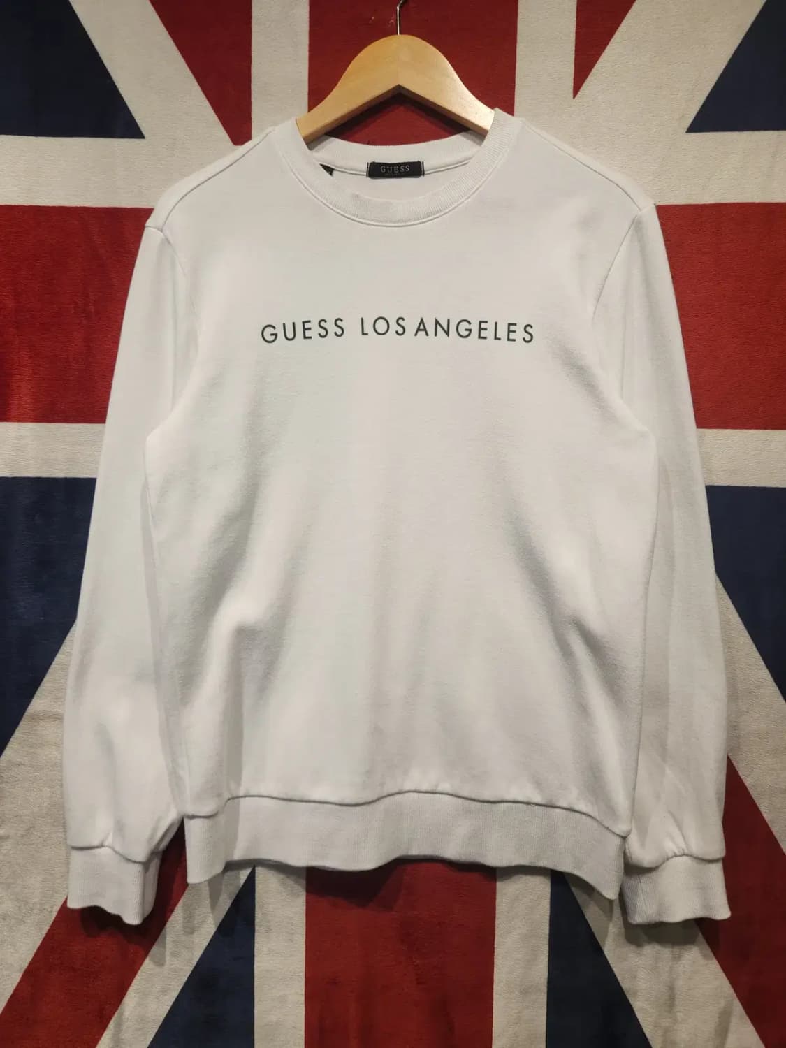 [M] 게스 스웻셔츠 화이트 상품이미지1
