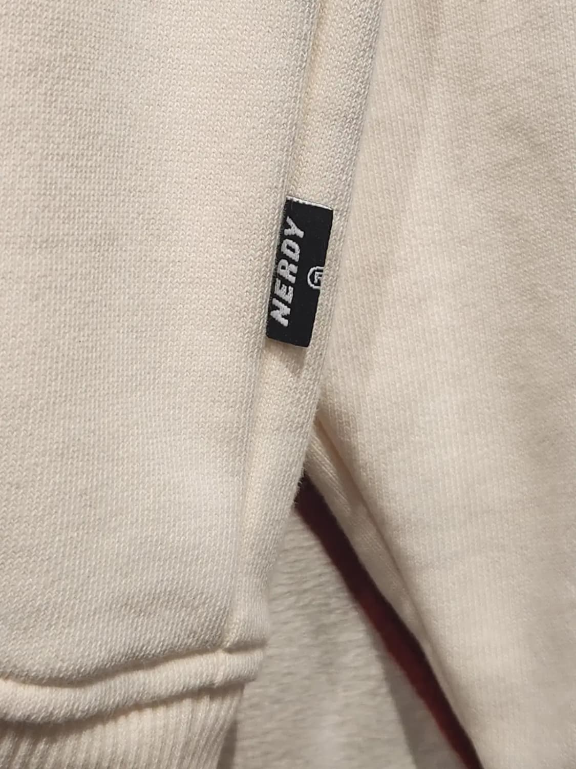 [여성~66] 널디 오버핏 하트로고 스웻셔츠 아이보리 상품이미지3