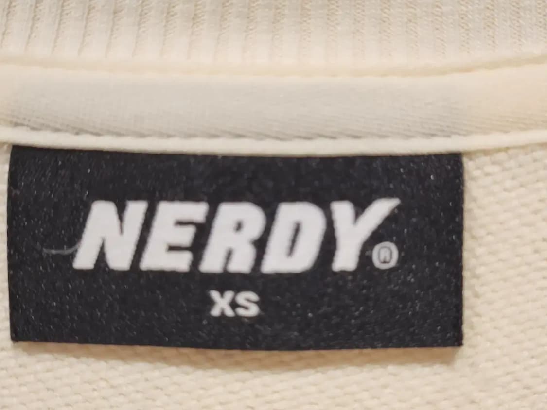 [여성~66] 널디 오버핏 하트로고 스웻셔츠 아이보리 상품이미지5