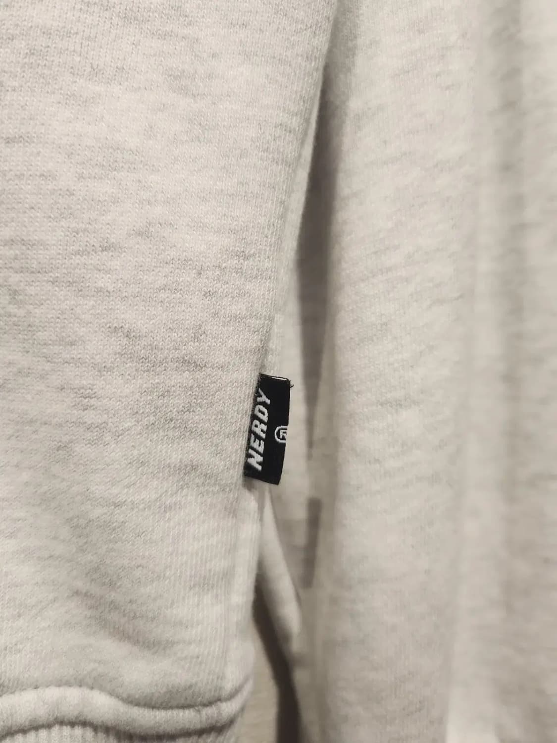 [여성~66] 널디 오버핏 하트로고 스웻셔츠 오트밀 상품이미지3