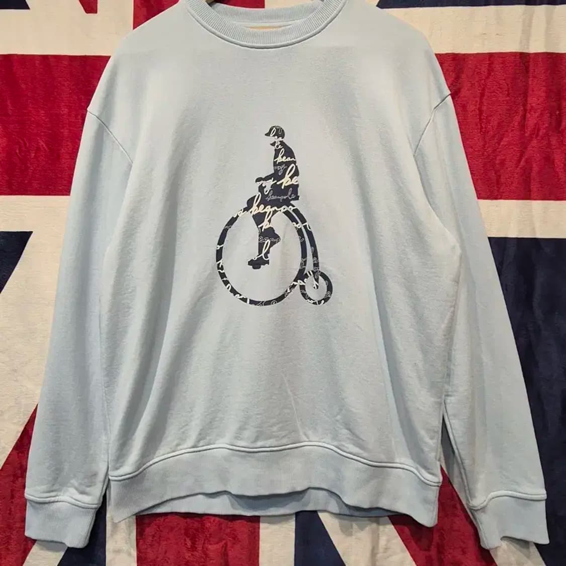 [M] 빈폴 맨투맨 스카이블루 (기모X) 상품이미지1