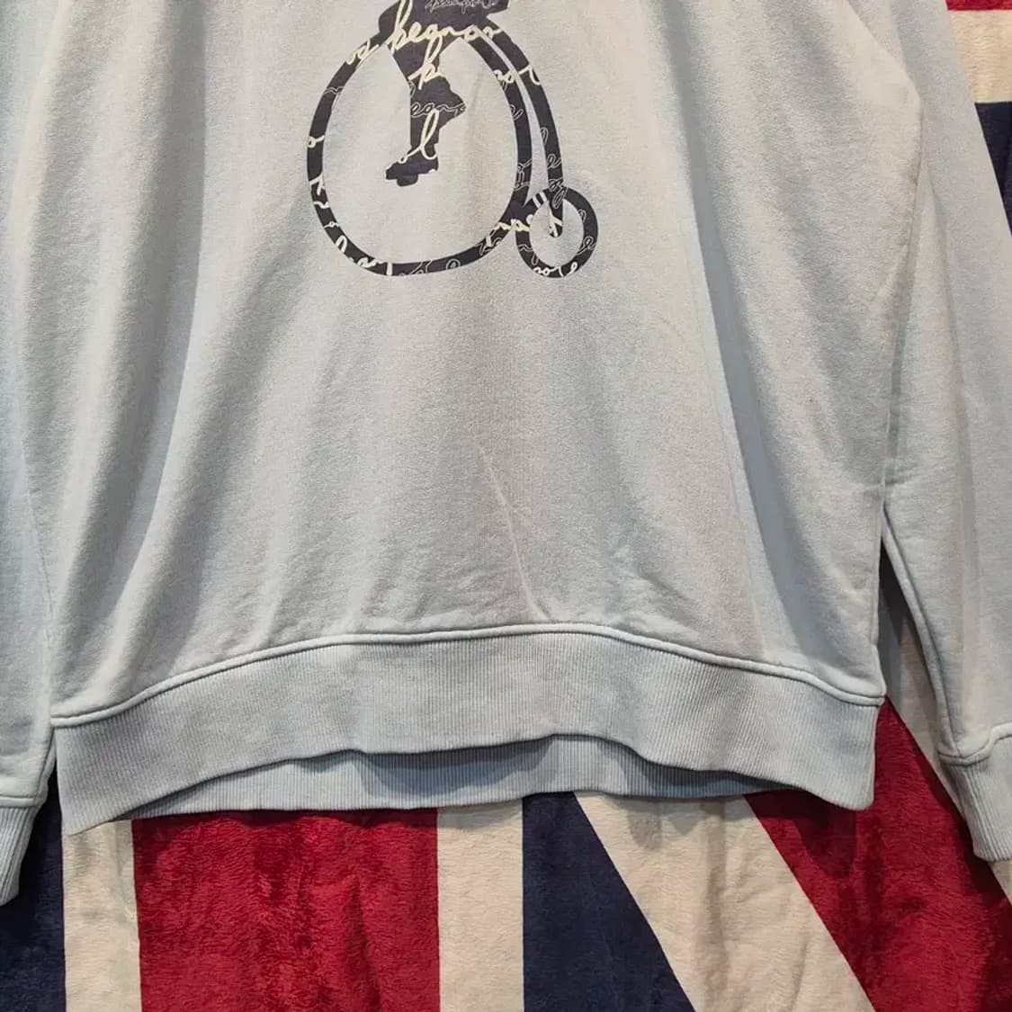 [M] 빈폴 맨투맨 스카이블루 (기모X) 상품이미지4