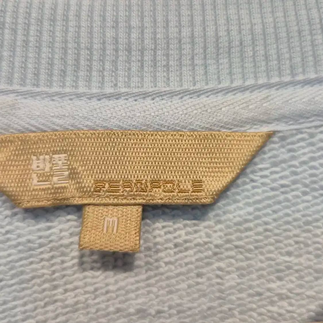 [M] 빈폴 맨투맨 스카이블루 (기모X) 상품이미지6