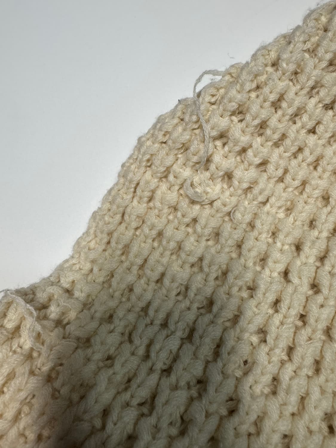 여성 톰보이 Tomboy 베이지 와플 머플러 목도리 상품이미지3