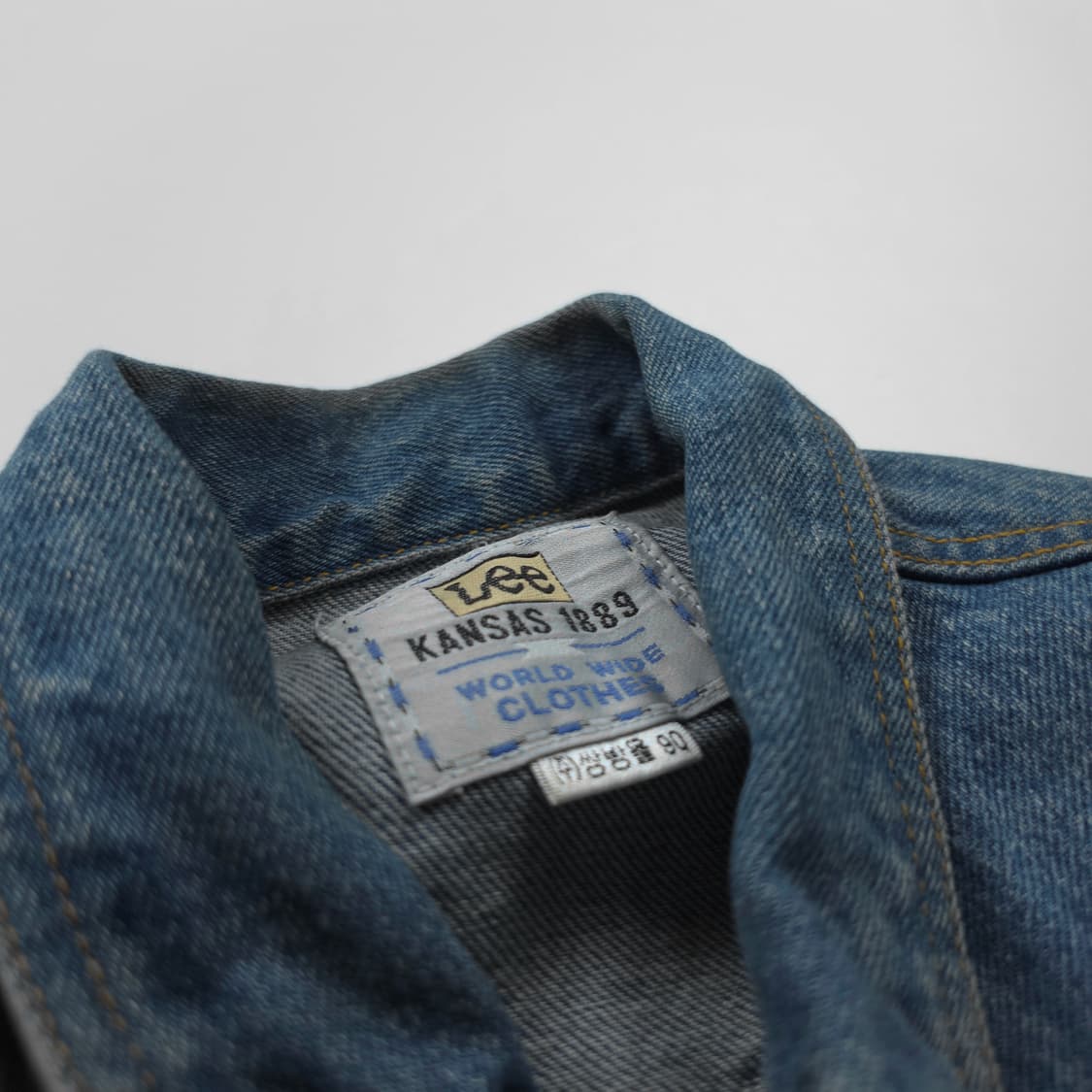 90s Lee 오리지널 2세대 데님 트러커 자켓 (90) 상품이미지6