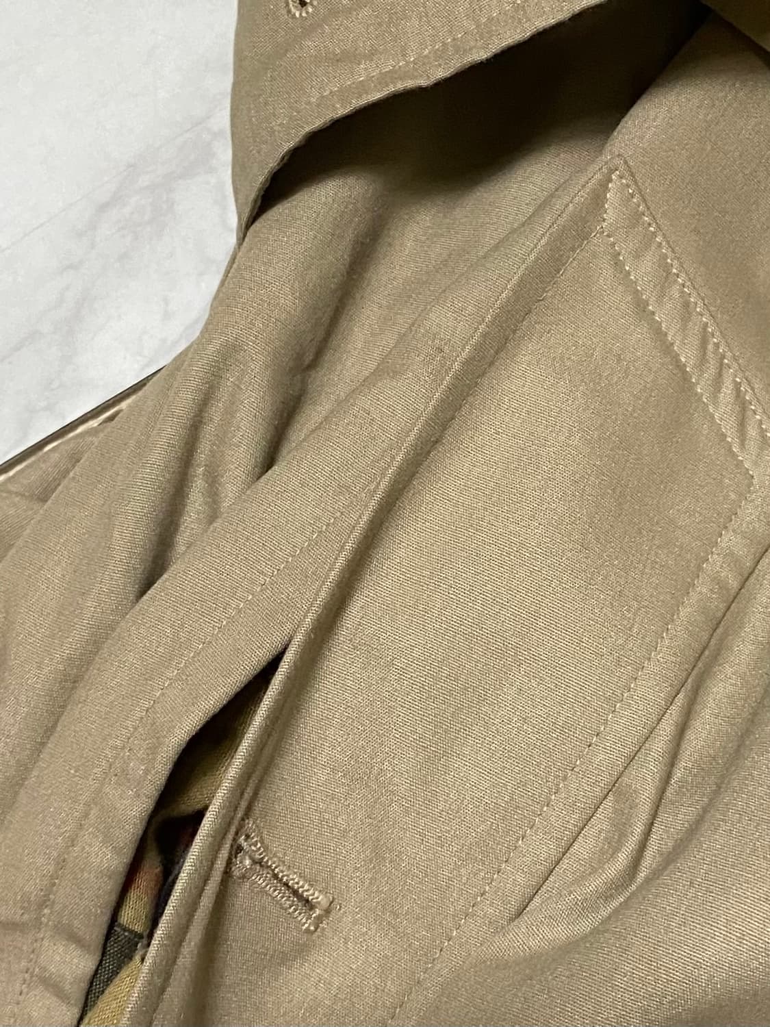 버버리 정품 벨트 코트 베이지 사이즈 100 상품이미지4