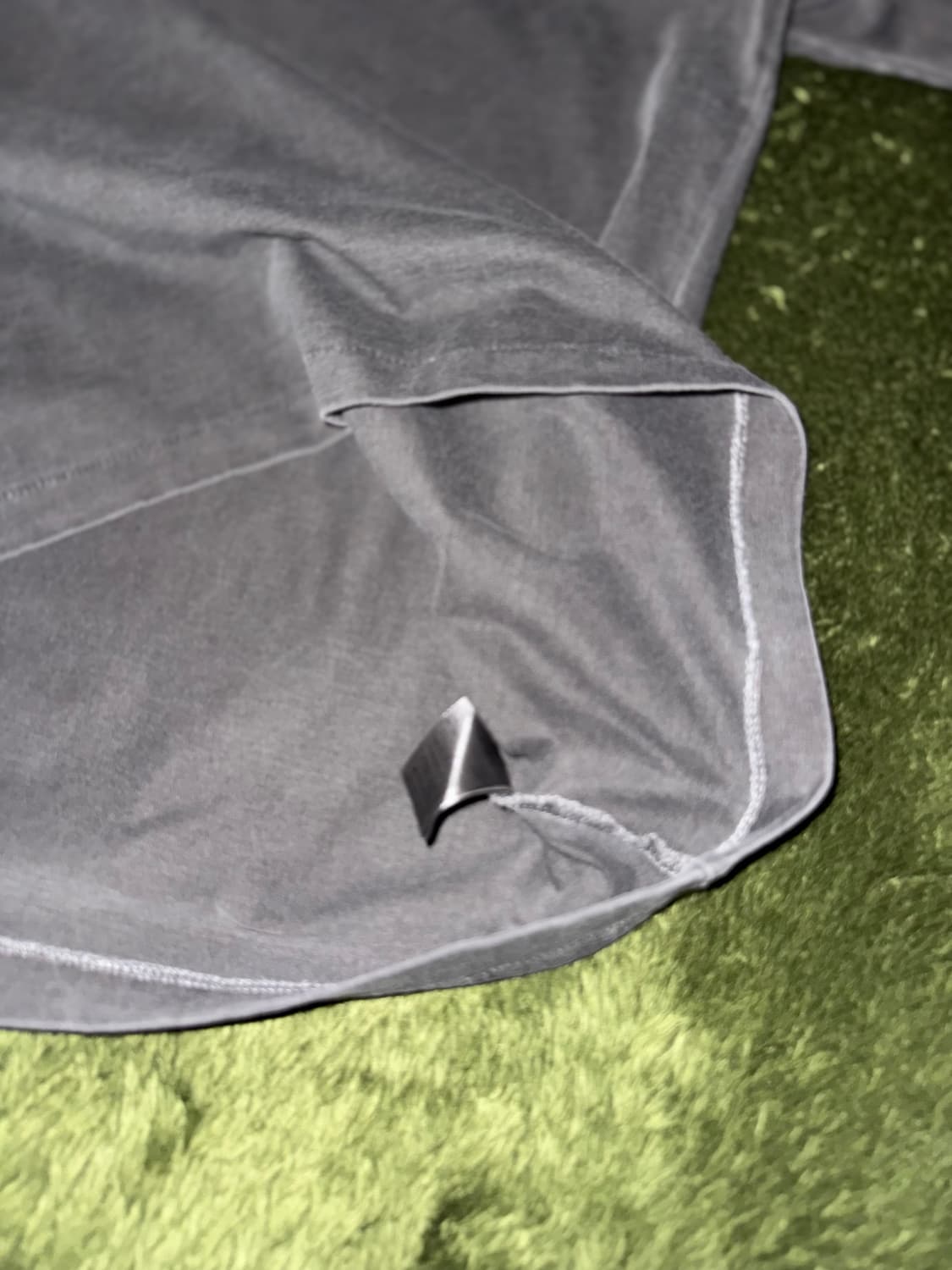 [3] 펀치드렁크파티즈 헐트 로고 가먼트 다잉 싱글스티치 티셔츠 상품이미지5