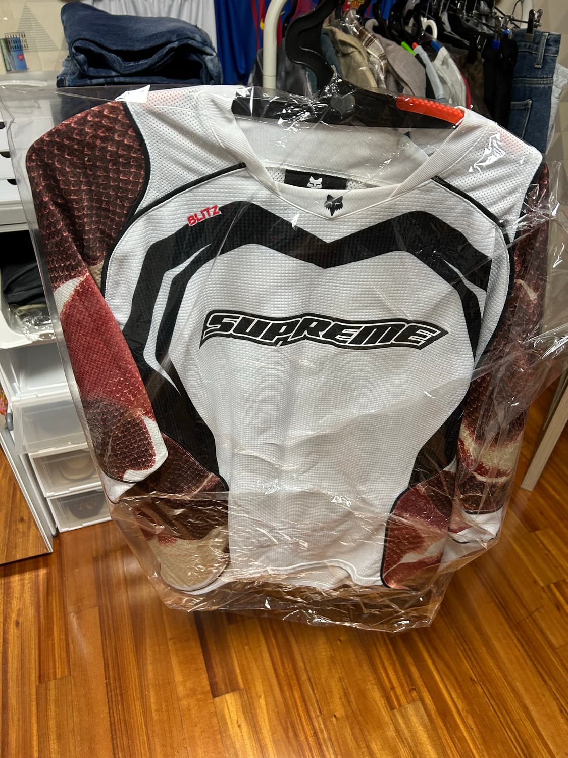 슈프림 폭스레이싱 저지 새상품 L 상품이미지1