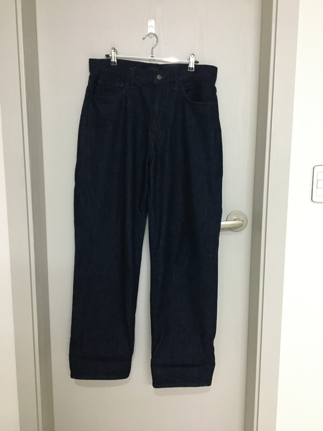 유니클로 와이드 스트레이트 진 30 size 상품이미지3