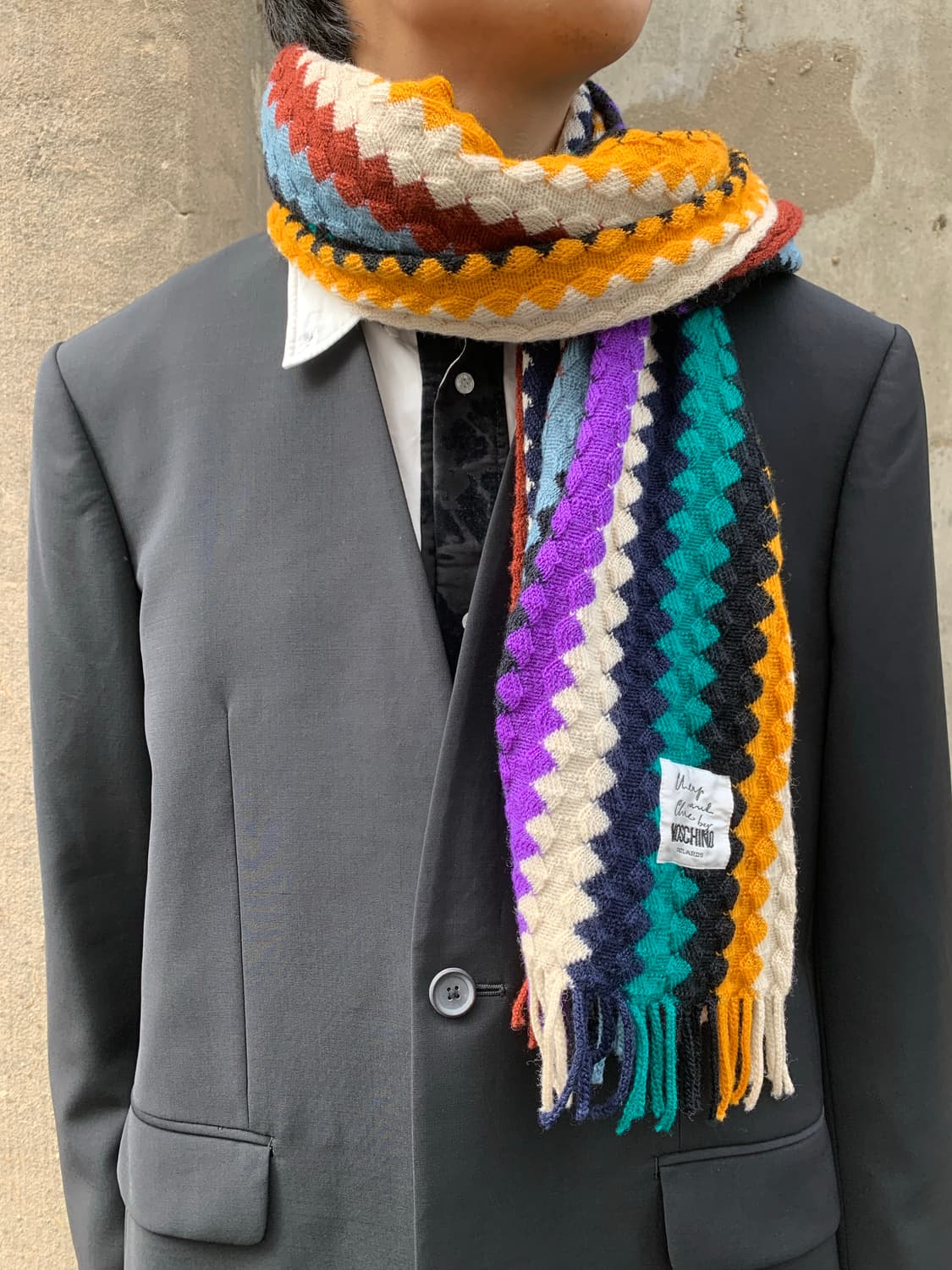 모스키노 멀티컬러 머플러 상품이미지1