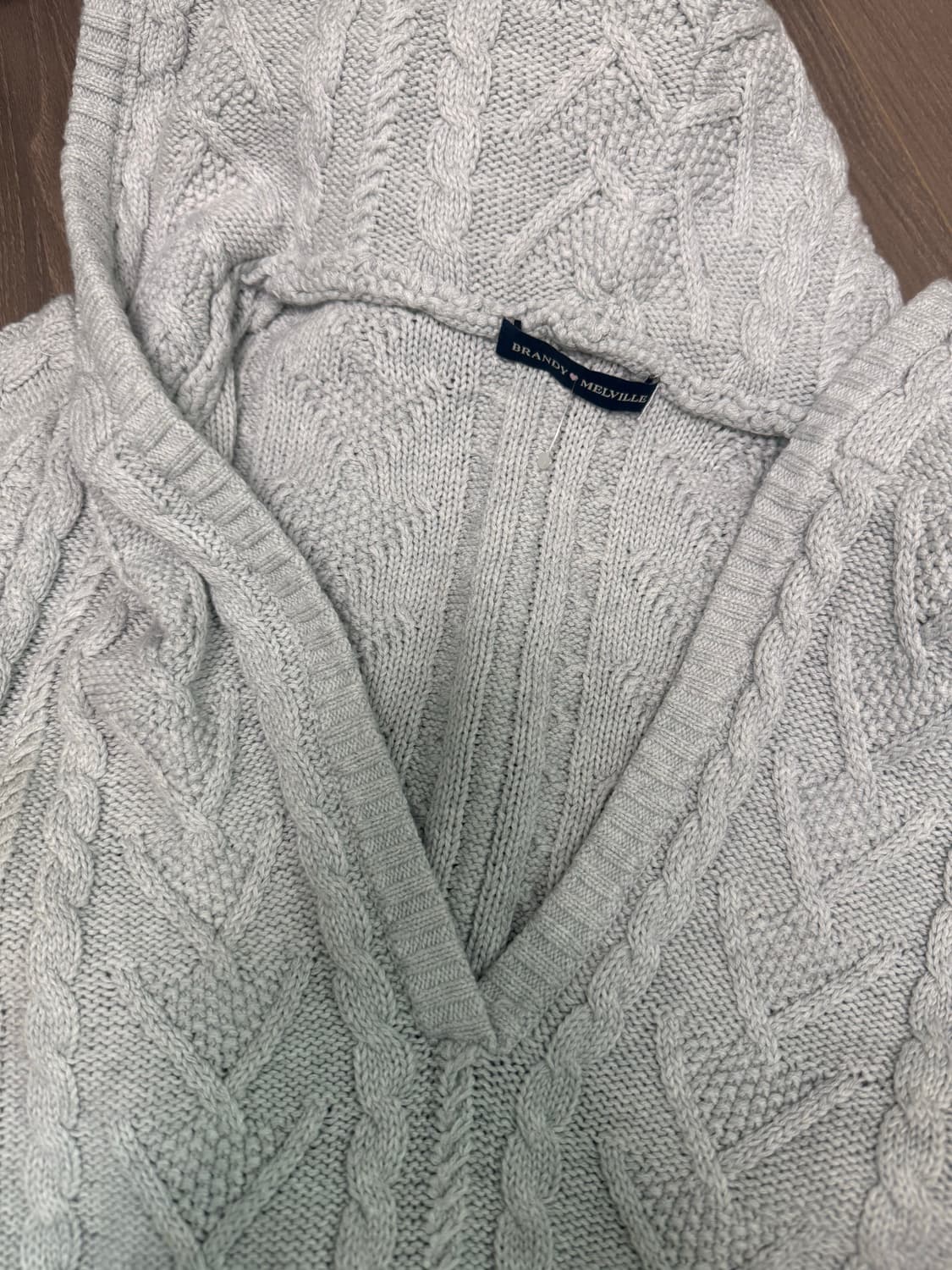 브랜디멜빌 후드 니트 상품이미지4