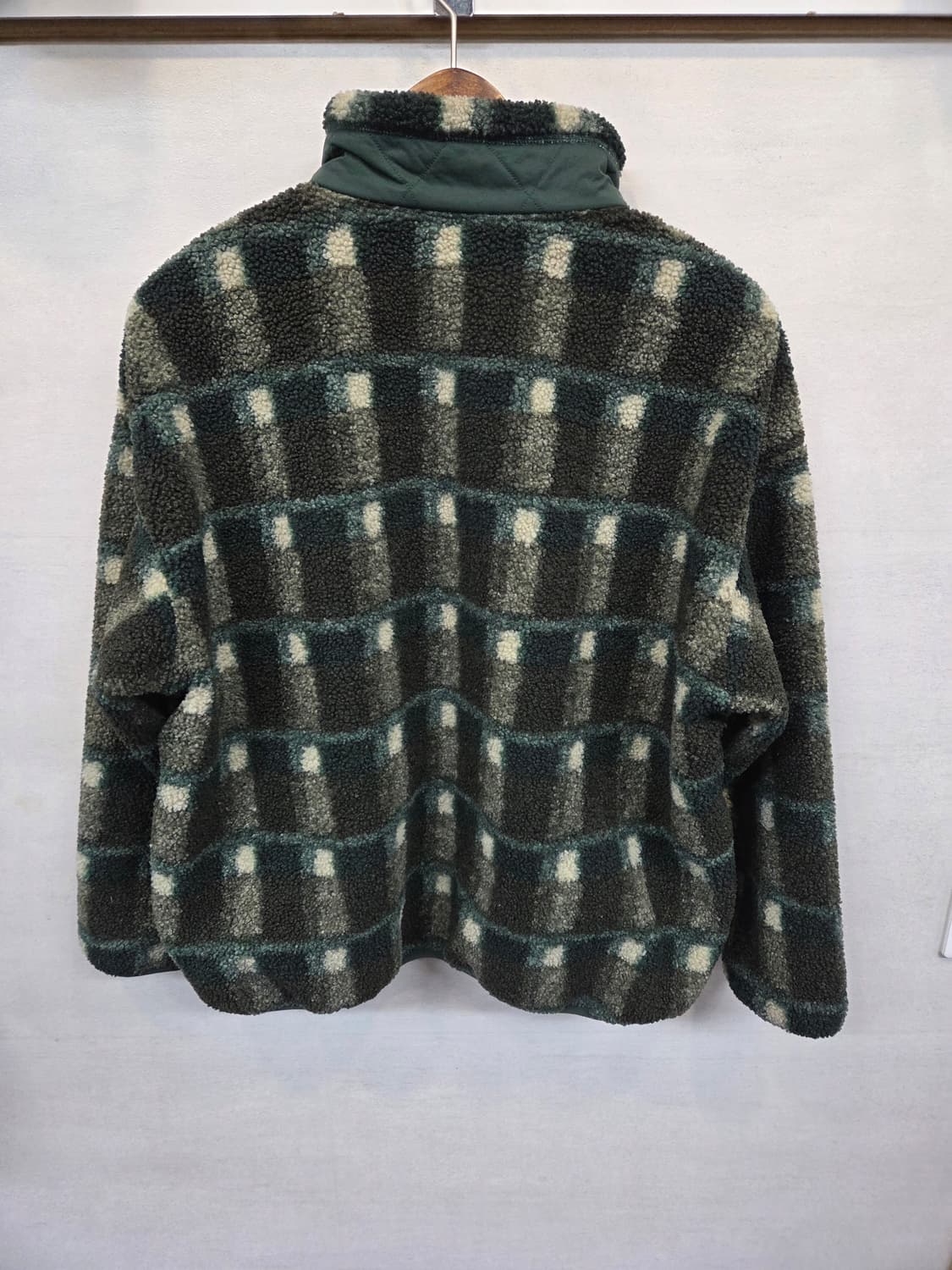 유니클로 jw 앤더슨 윈드블럭 체크 플리스 자켓 L 상품이미지2