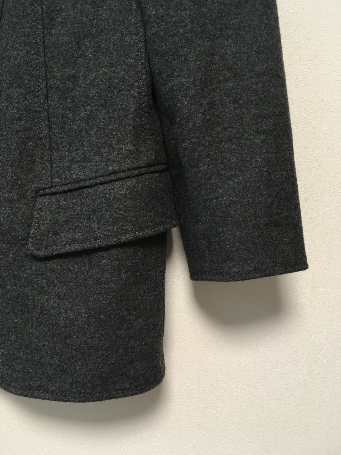 vintage wool blazer jacket charcoal 상품이미지9