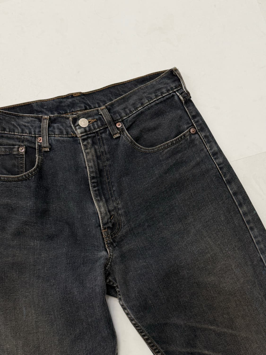 Levi’s  509-02 흑청 와이드 팬츠 상품이미지5