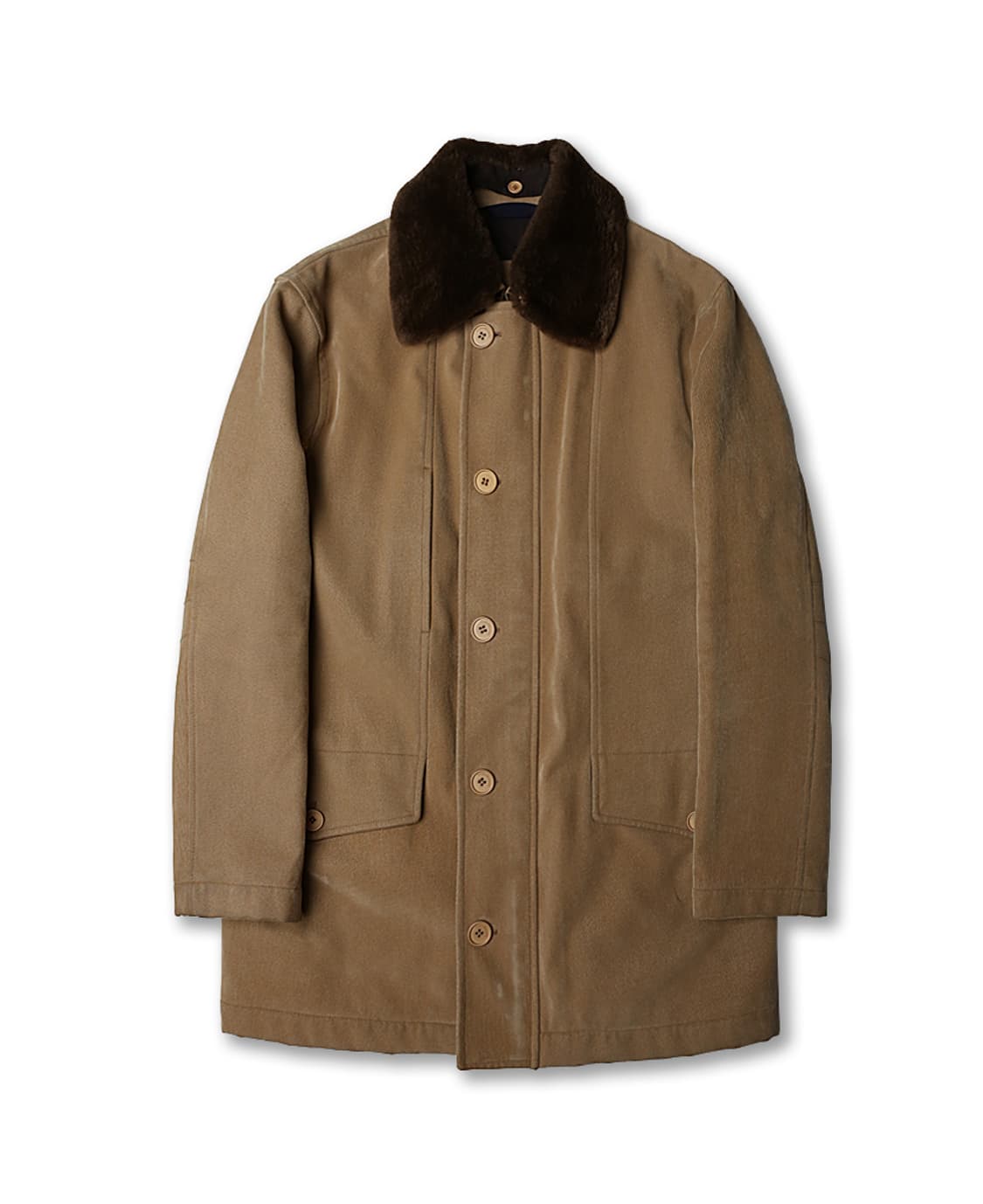 꼬르넬리아니 [Corneliani] 베이지 브러쉬 트일 코튼 컨츄리 자켓 상품이미지1