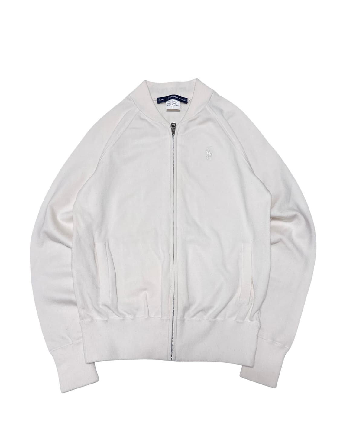 폴로 랄프로렌 아이보리 니트 집업 상품이미지1