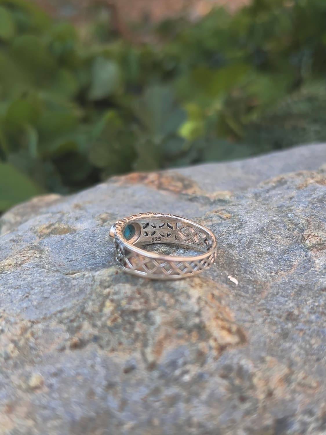 [Vintage] Turquoise gothic  ring  상품이미지3