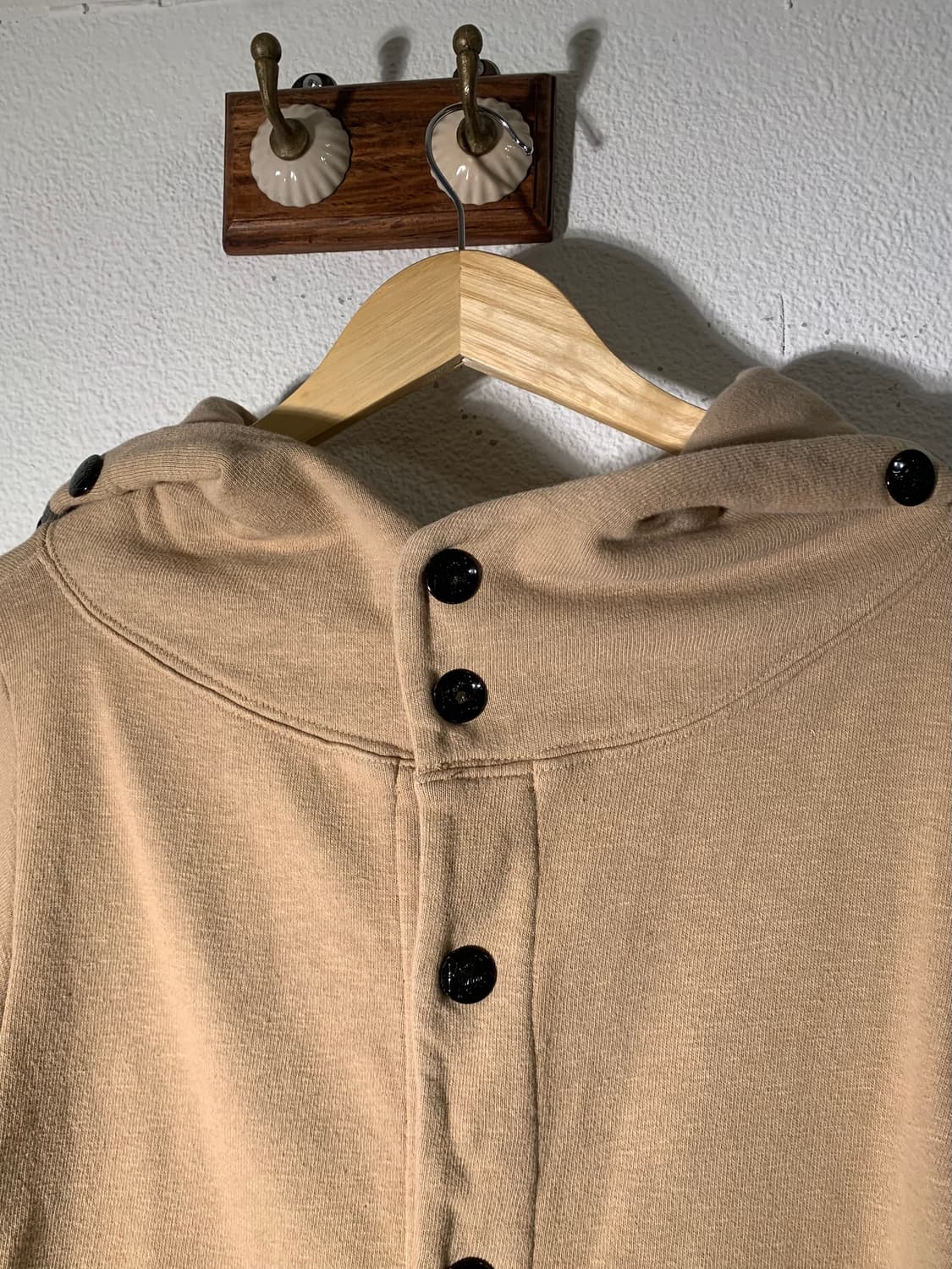 캐피탈 베이지 스트라이프 스냅 후드 상품이미지6